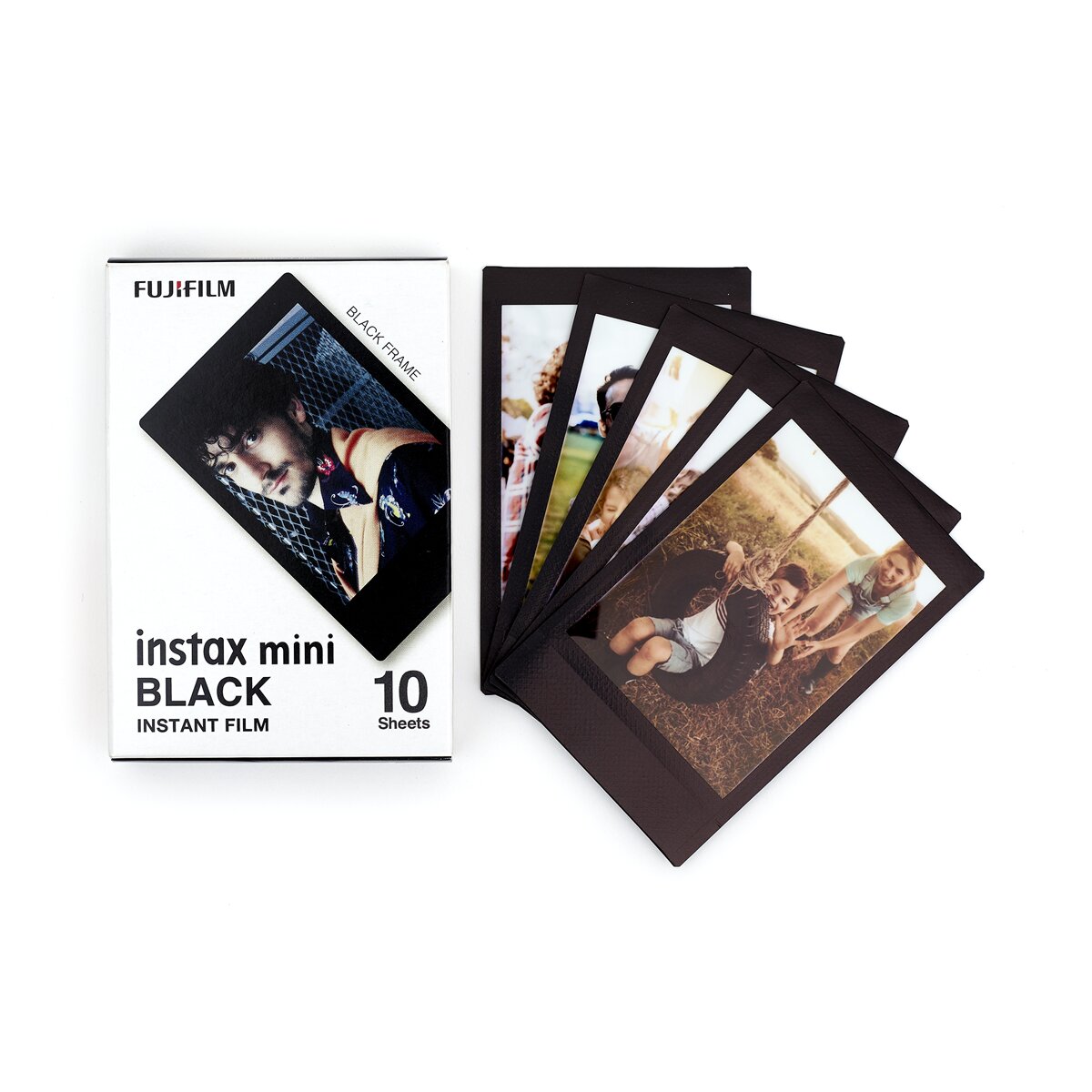 Película Instantánea Fujifilm Instax Mini Film 10 Marco Negro 2