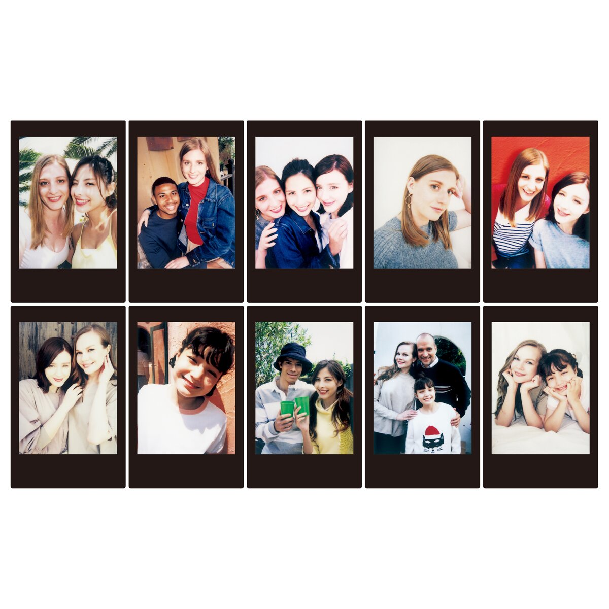 Película Instantánea Fujifilm Instax Mini Film 10 Marco Negro 3