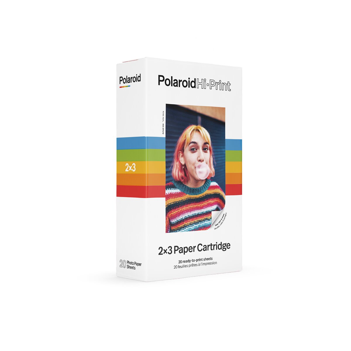 Papel fotográfico adesivo específico para Polaroid Hi Print 4