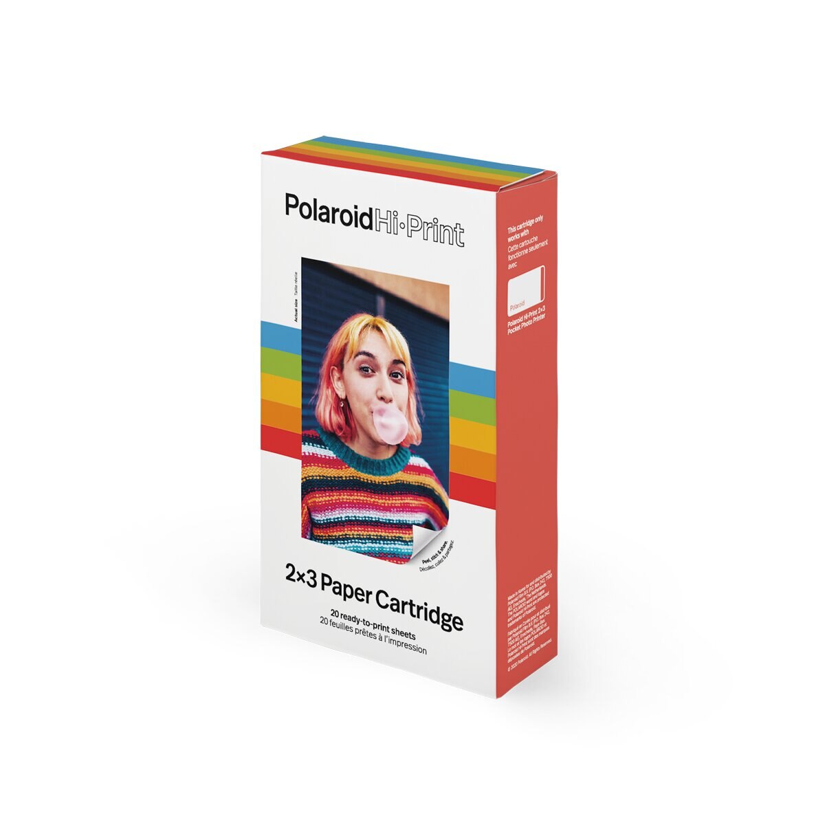 Papel fotográfico adesivo específico para Polaroid Hi Print 5