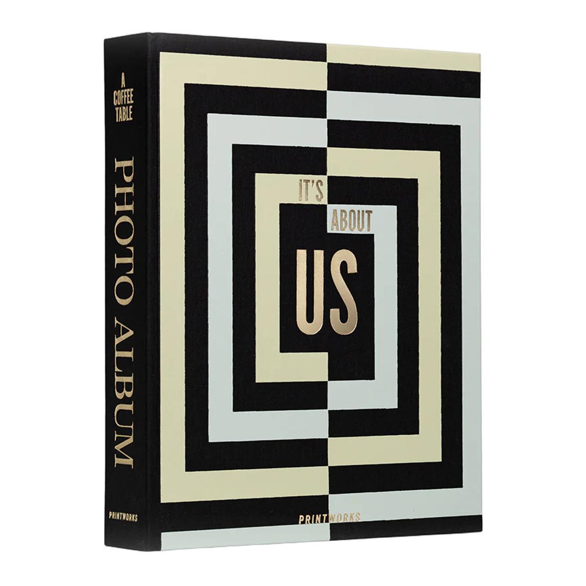 Imagem 0 de Álbum de Fotos It's About Us Printworks Preto e Cinzento