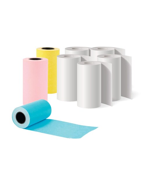Imagem 0 de Papel térmico Belyo 8 rolos adesivos