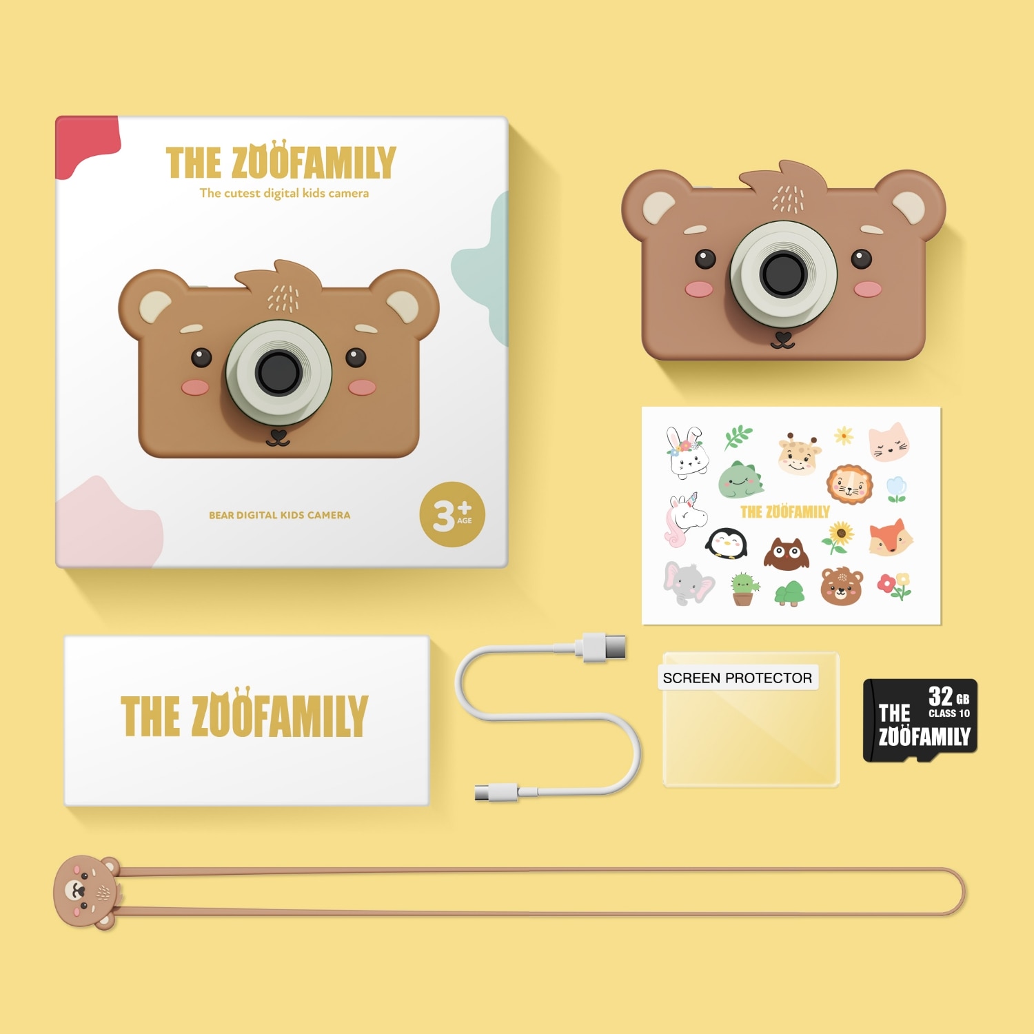 Câmara Zoo Friends Bear para Crianças 4