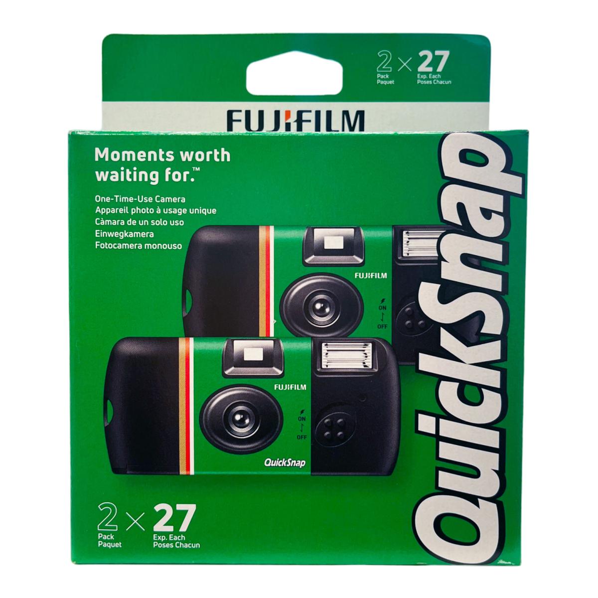 Imagem 0 de Pacote De 2 Câmaras Descartáveis Fujifilm Quicksnap 27 Exp