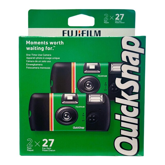 Imagem 0 de Pacote De 2 Câmaras Descartáveis Fujifilm Quicksnap 27 Exp