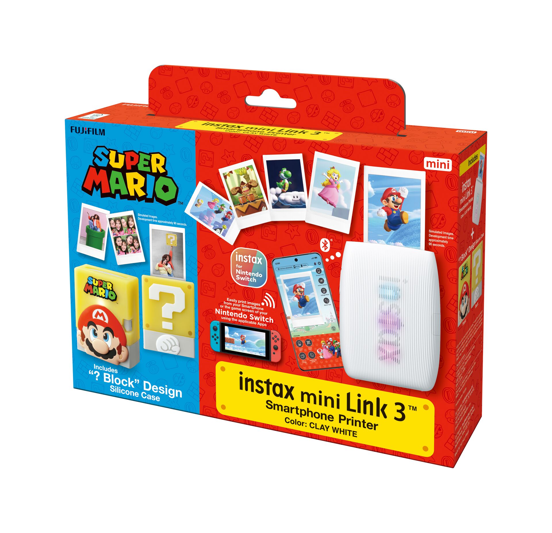 Kit Impressora Instax Mini Link 3 Edição Super Mario 11