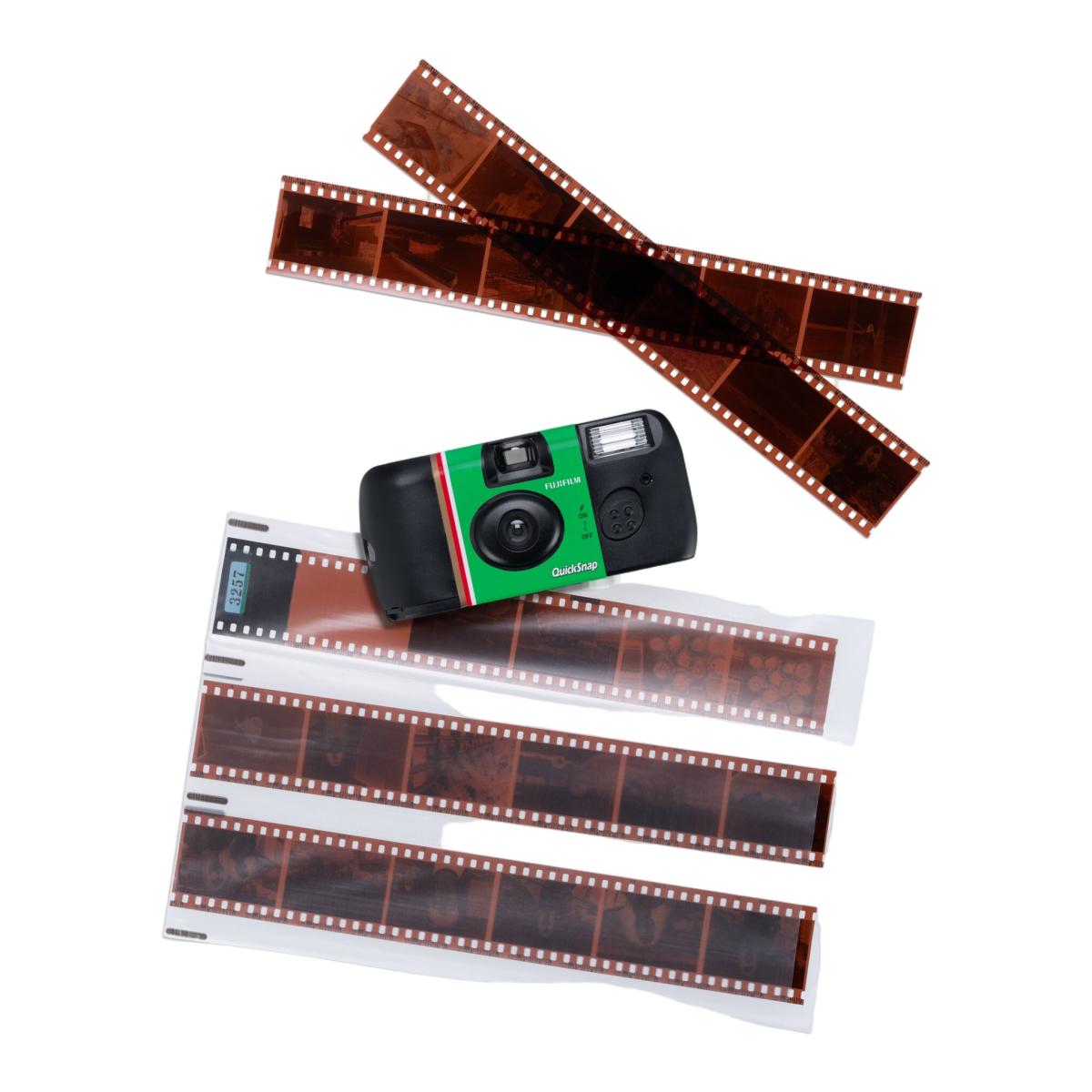 Câmara Analógica Descartável Fujifilm QuickSnap – 2 Unidades Preto / Verde-2