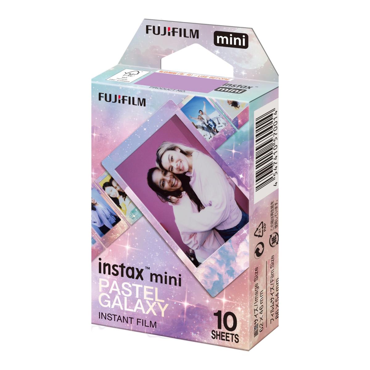 Película instantánea Fujifilm instax mini Galaxy 10 hojas - Pastel Pastel-2