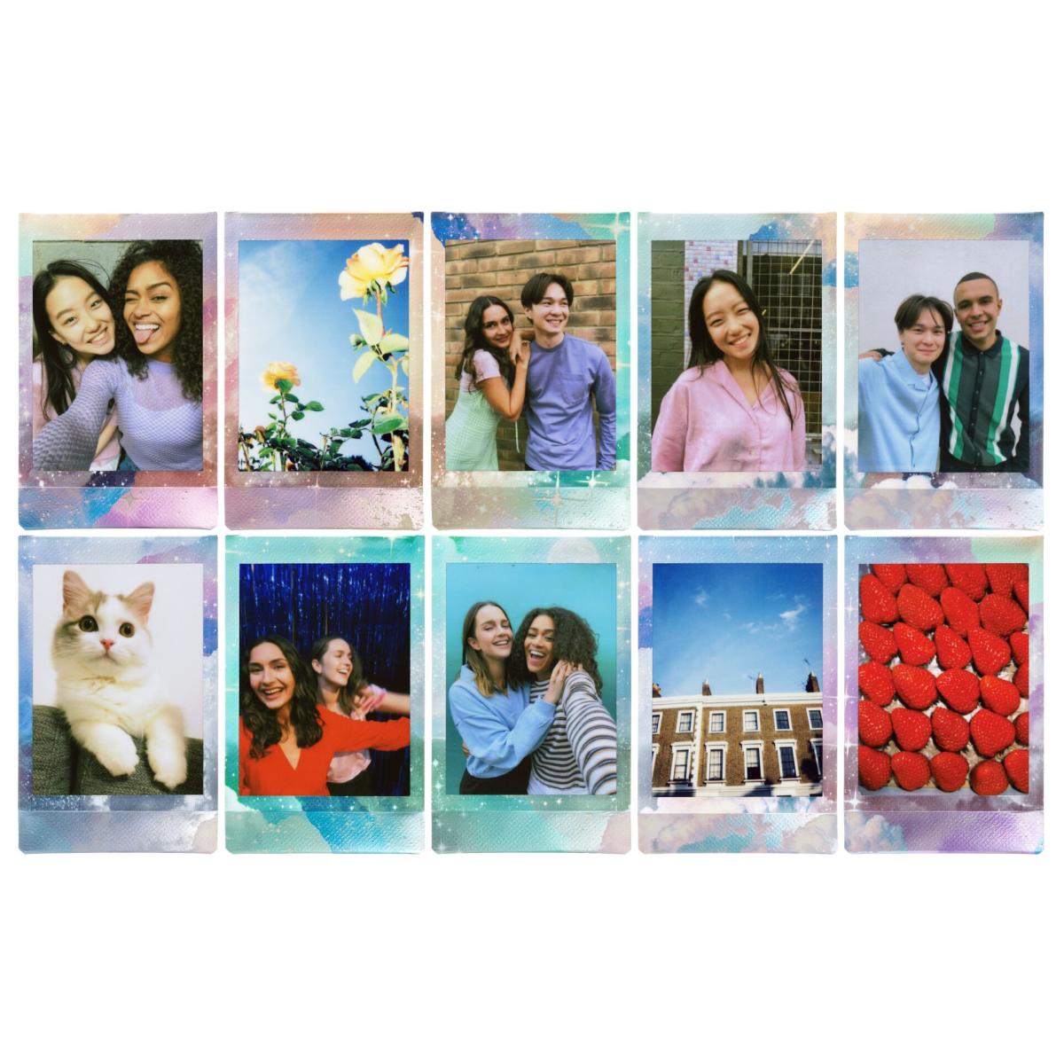 Película instantánea Fujifilm instax mini Galaxy 10 hojas - Pastel Pastel-3