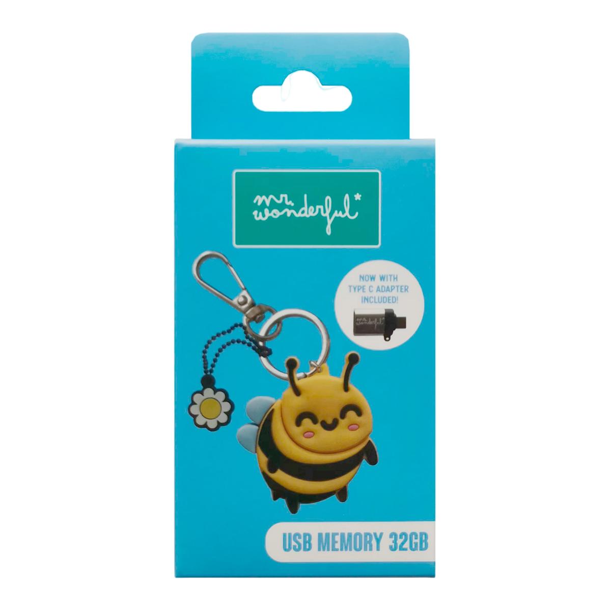 Pen USB Wondee Mr. Wonderful 32 GB Abelha 8