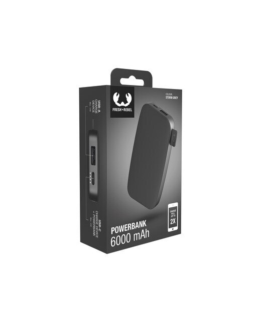 Powerbank 6000 mAh - Storm Grey 6