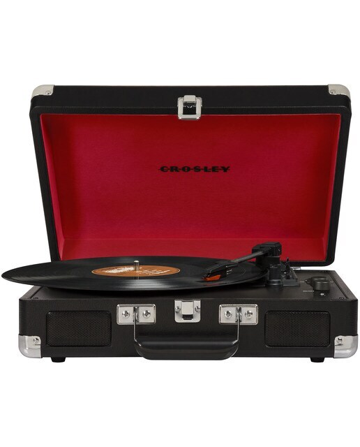 Tocadiscos Crosley Portátil Deluxe BT Negro