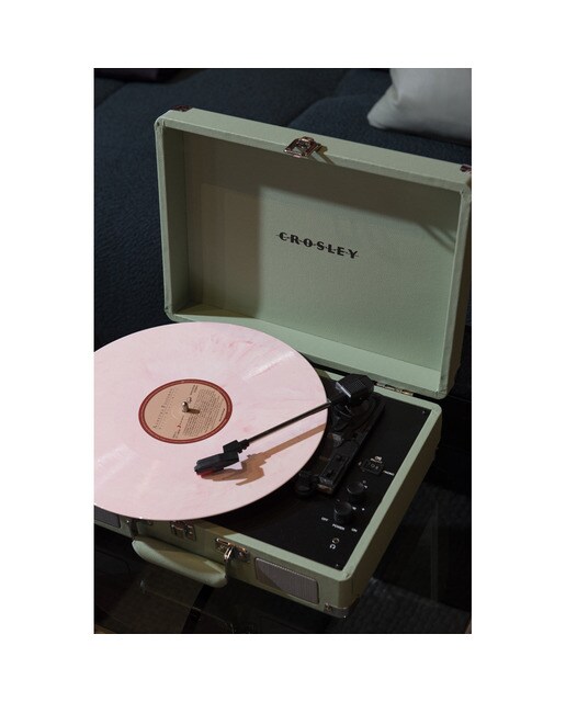 Gira-discos Bluetooth Crosley Verde Verde-8