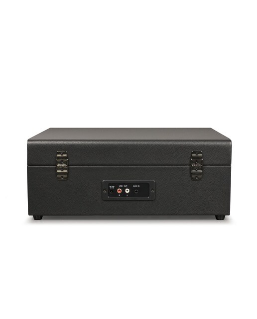 Gira-discos Crosley Bluetooth Voyager preto 5