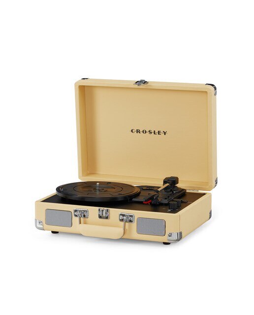 Gira-Discos portátil Crosley Cruiser Plus bege 2