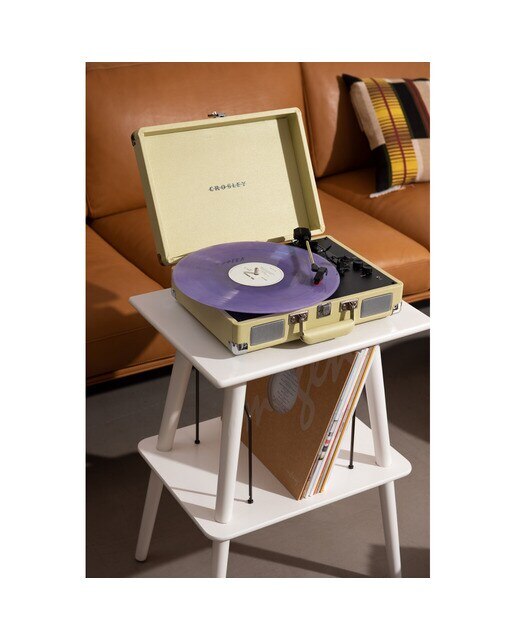 Gira-Discos portátil Crosley Cruiser Plus bege 7