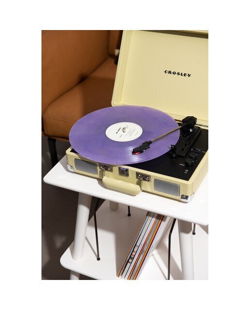 Gira-Discos portátil Crosley Cruiser Plus bege 8