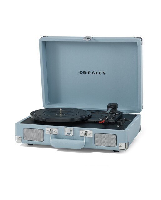 Gira-Discos portátil Crosley Cruiser Plus cinza escuro 2