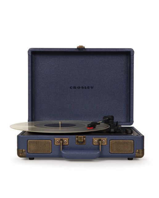 Gira-Discos portátil Crosley Cruiser Plus azul escuro 1