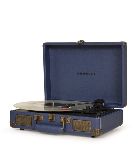 Gira-Discos portátil Crosley Cruiser Plus azul escuro 2