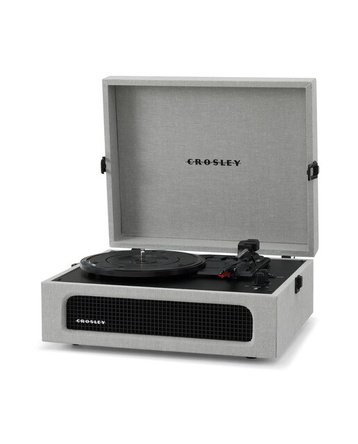 Gira-Discos Crosley Voyager cinza 2