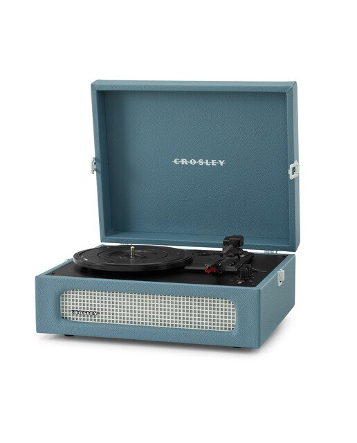 Gira-Discos Crosley Voyager azul 2