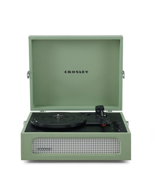 Tocadiscos Crosley Voyager verde claro