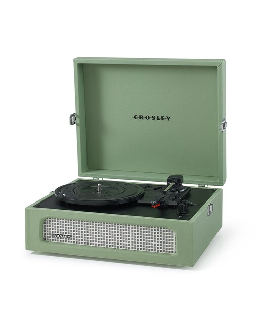 Gira-Discos Crosley Voyager verde claro 2