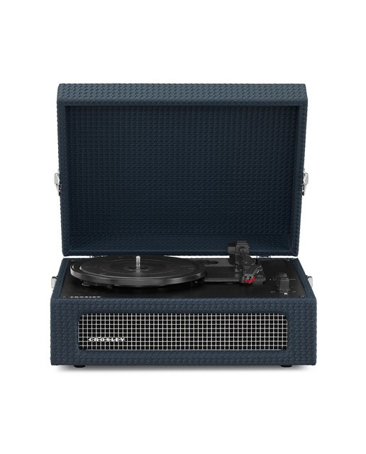 Gira-Discos Crosley Voyager azul escuro 1