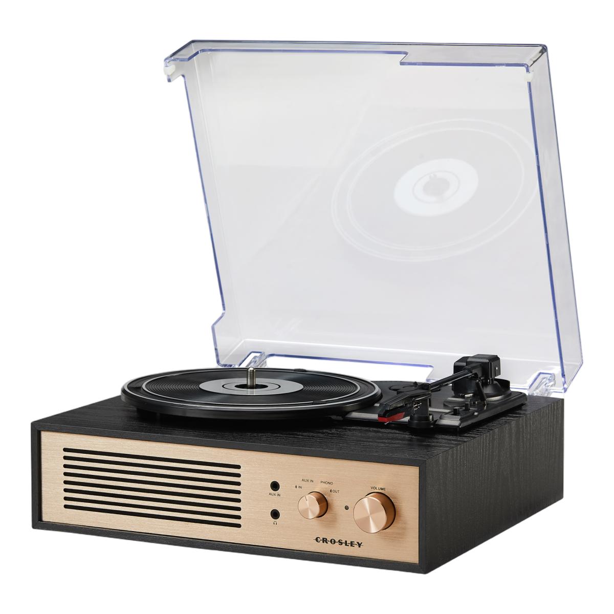 Gira-discos Crosley Miles com Bluetooth - Preto 9
