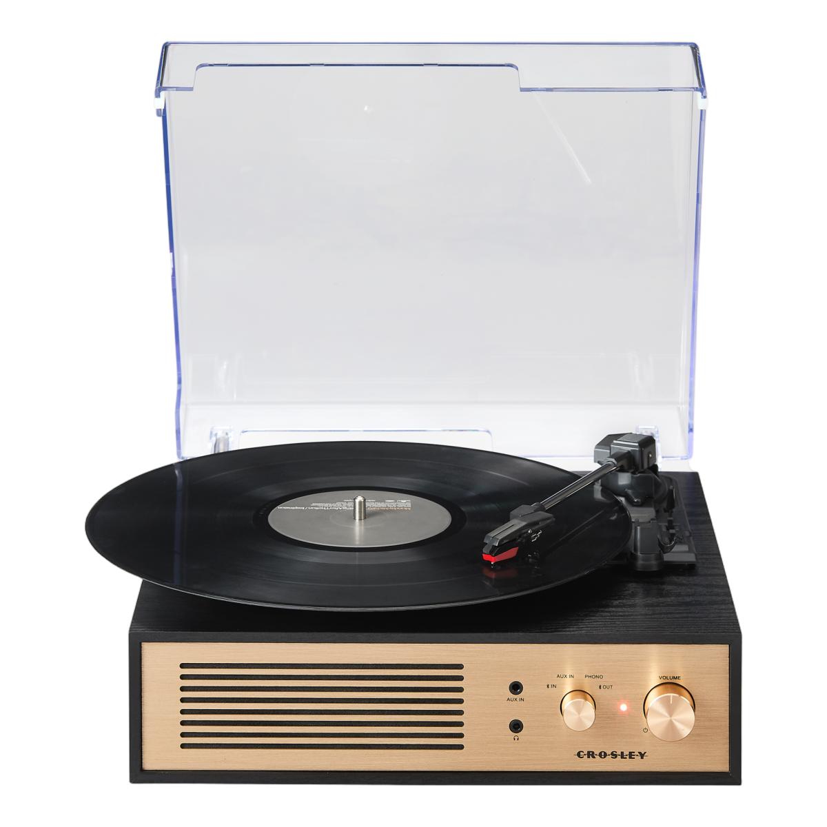 Gira-discos Crosley Miles com Bluetooth - Preto 10