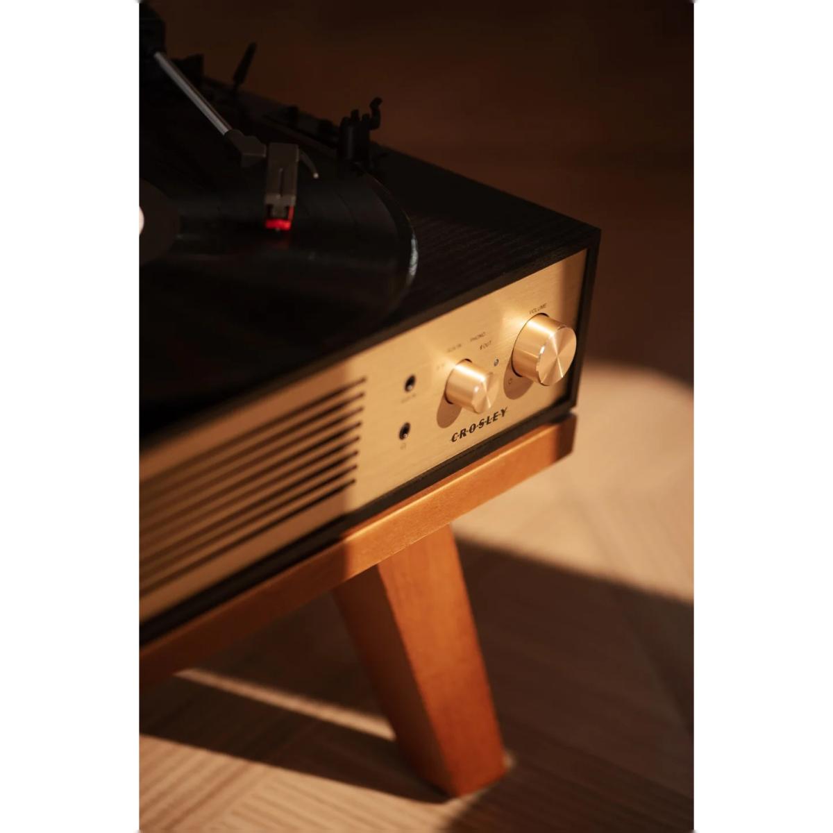 Gira-discos Crosley Miles com Bluetooth - Preto 16