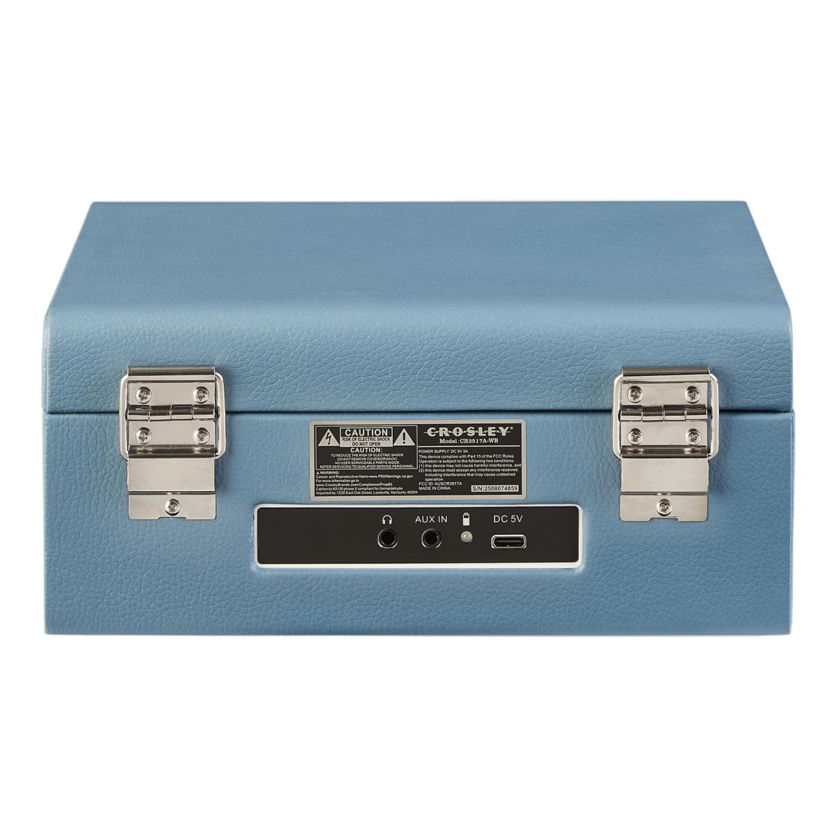Reproductor de CD Crosley Voyager - Azul Lavado 5
