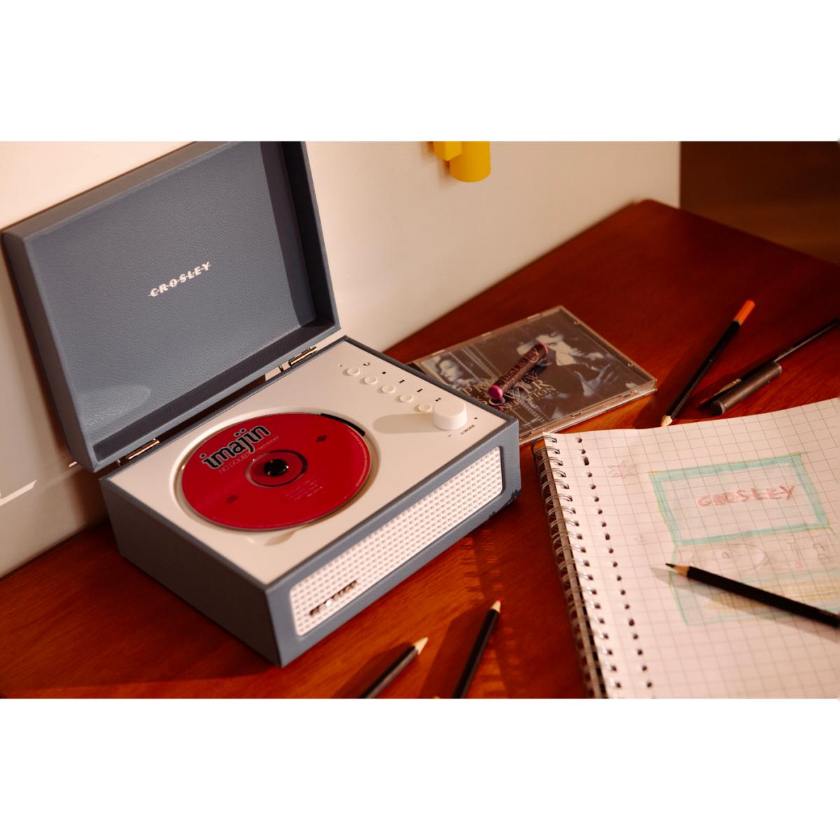 Reproductor de CD Crosley Voyager - Azul Lavado 15