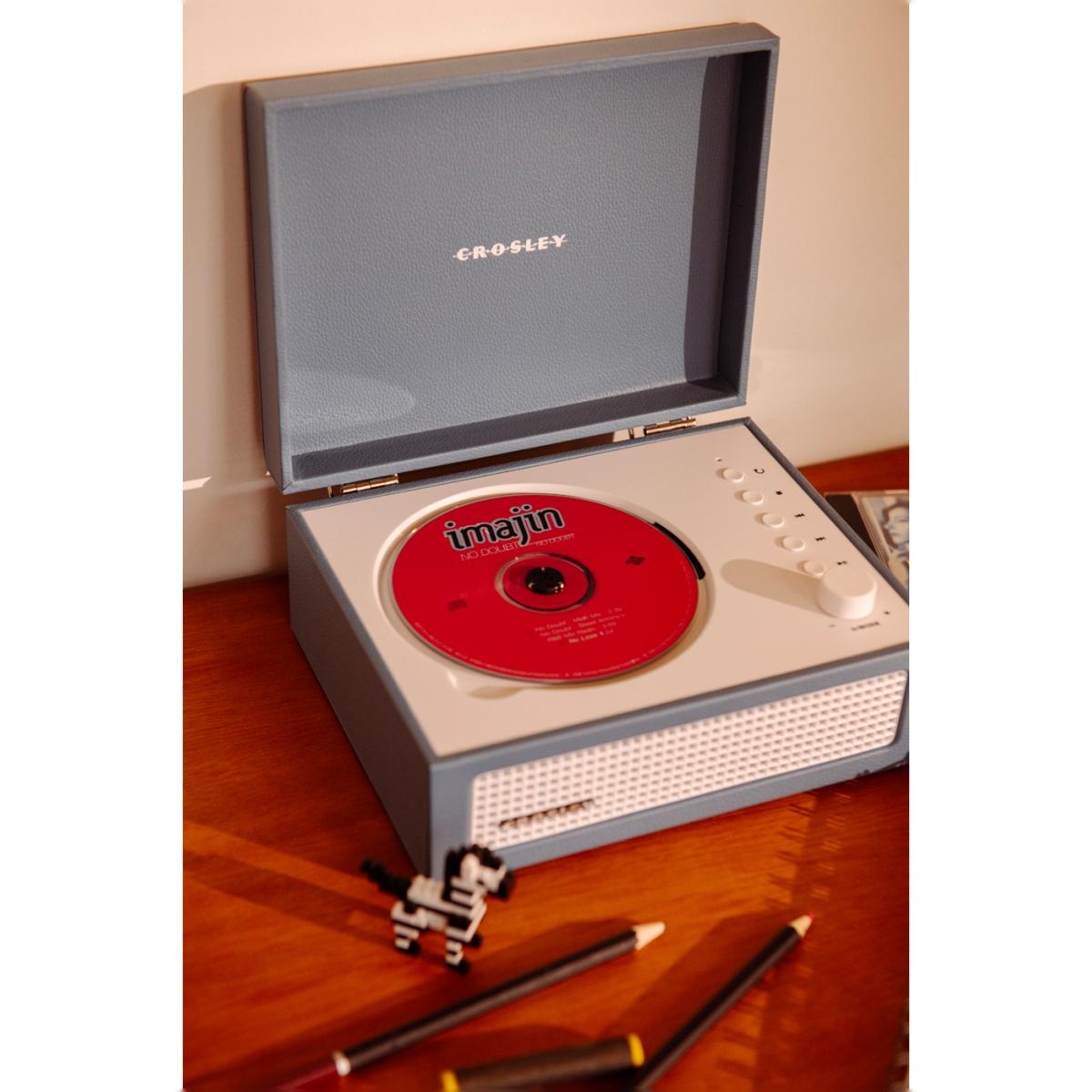 Reproductor de CD Crosley Voyager - Azul Lavado 16