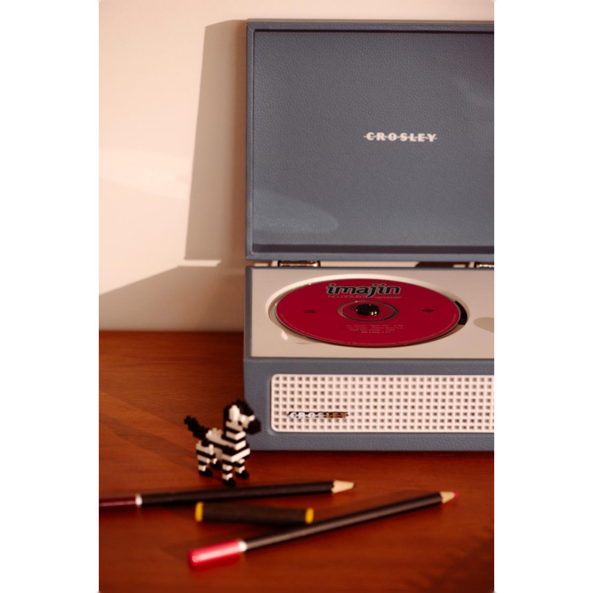 Reproductor de CD Crosley Voyager - Azul Lavado 19