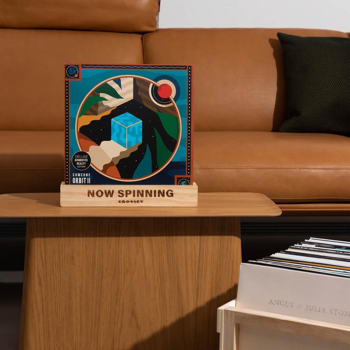 Imagen 5 de Soporte para discos Crosley Now Spinning en Natural