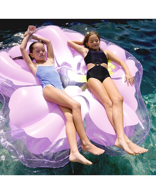 Colchão Insuflável Sunnylife Hibiscus Lilás 3