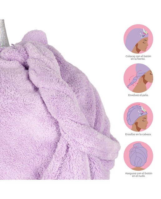 Toalha cabeça Legami Unicorn 3