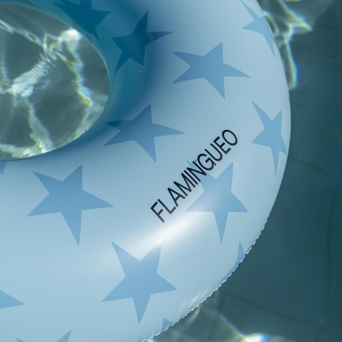 Boia donut Flamingueo estrelas cor azul 5