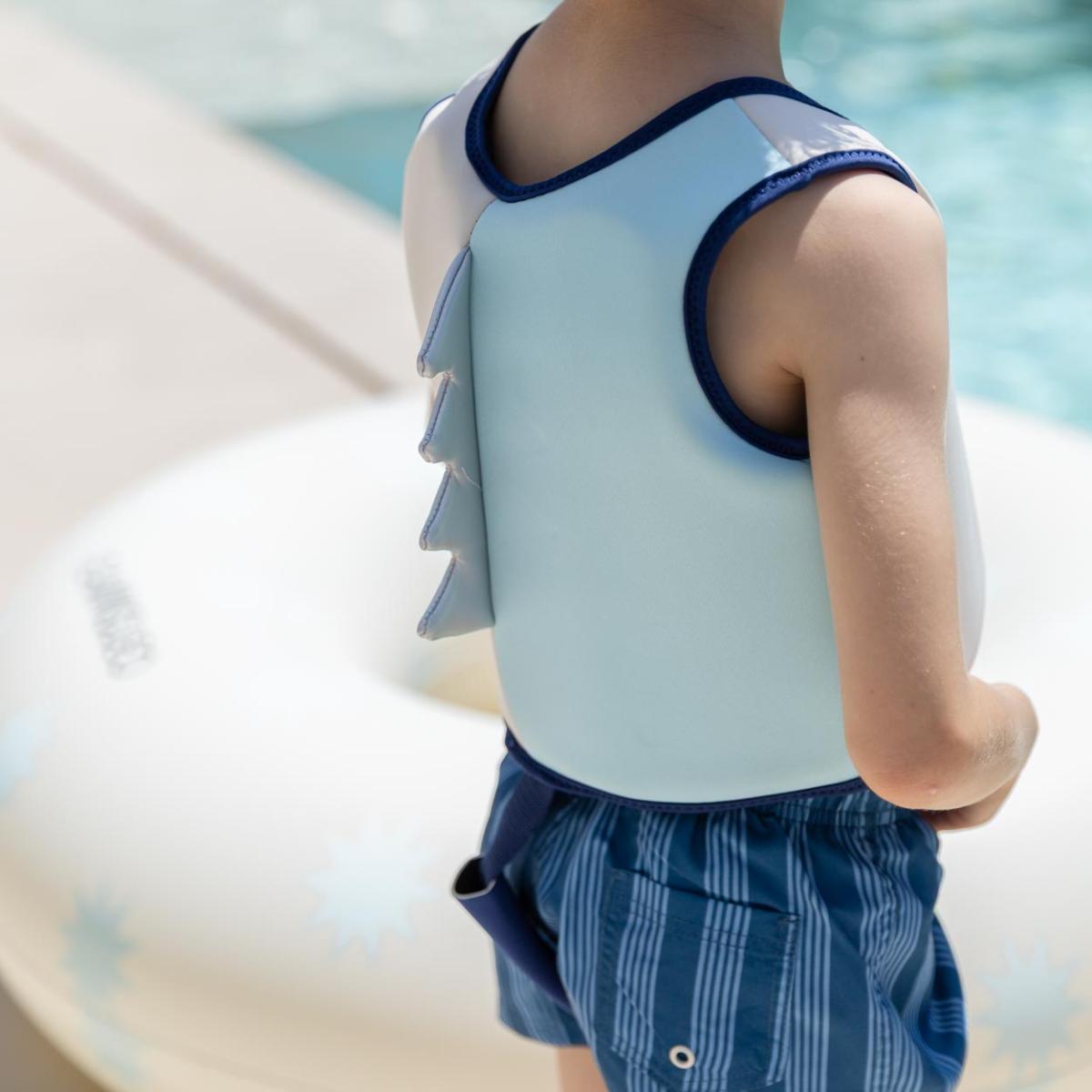 Colete de flutuação infantil azul 5