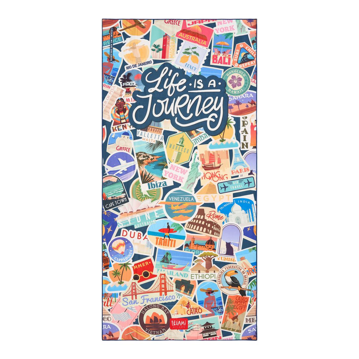 Imagem 0 de Toalha Legami Travel Stickers