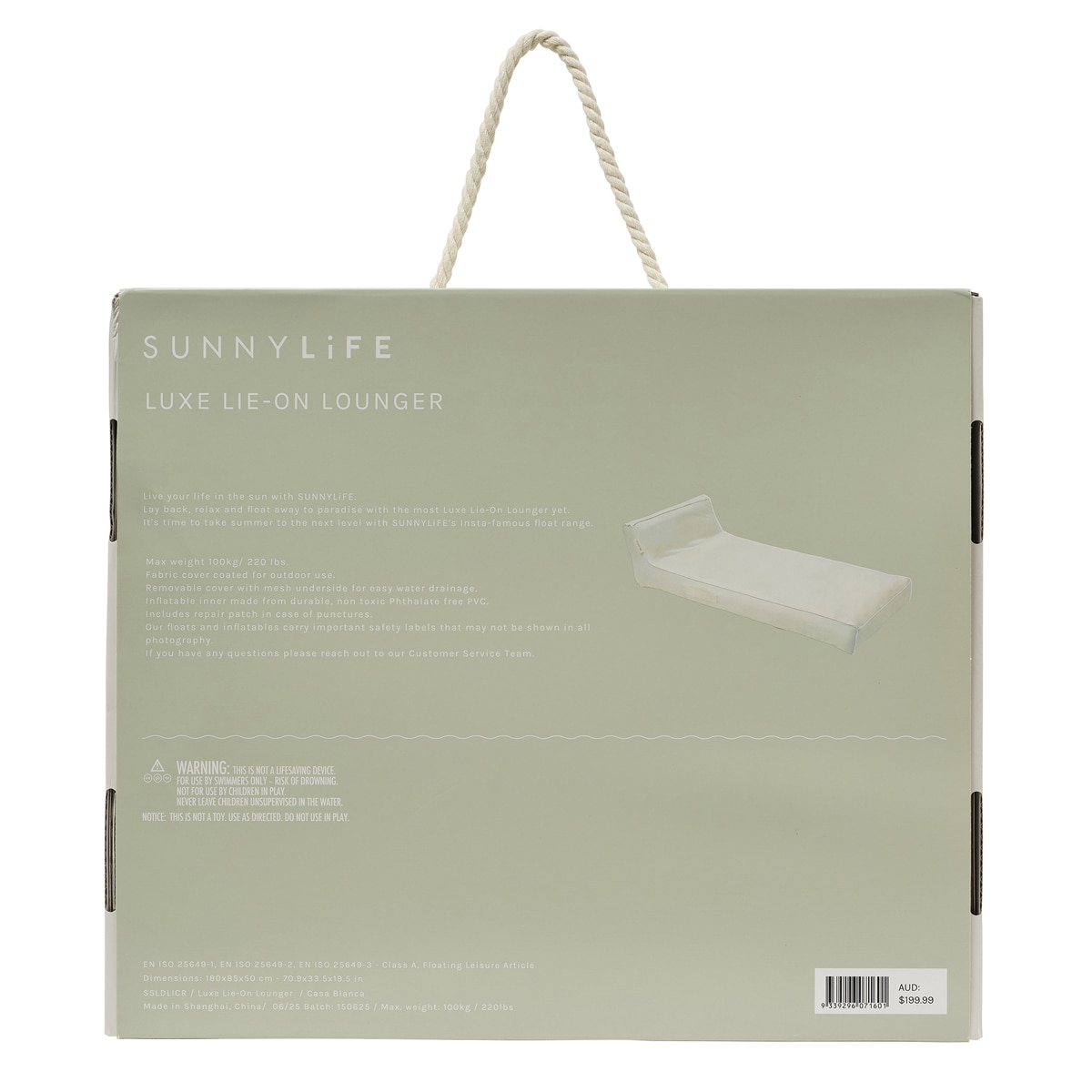 Espreguiçadeira Flutuante SUNNYLIFE - Creme 3