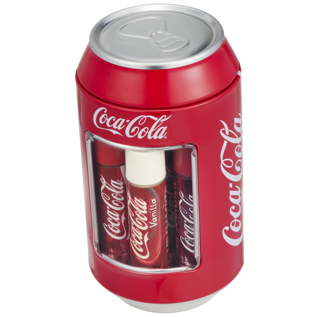 Conjunto de 6 Bálsamos Lip Smacker Coca-Cola em Lata Clássica 2