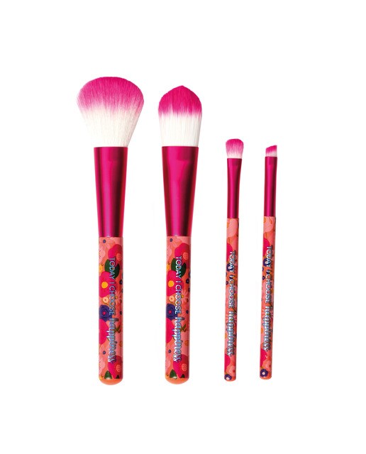 Set de 4 Pincéis de Maquilhagem Flowers 1