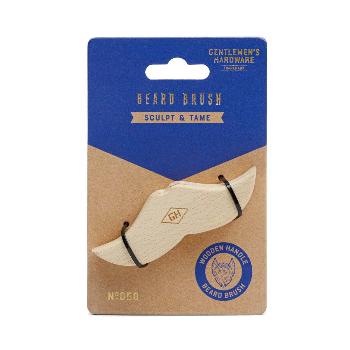 Imagen 2 de Cepillo para la barba Gentlemne's Hardware higiene masculina