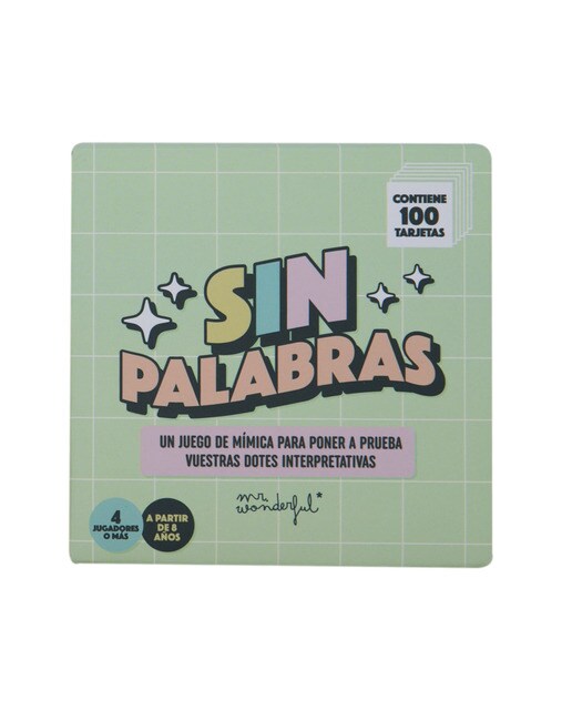 Juego de cartas Mr. Wonderful: Sin palabras 2