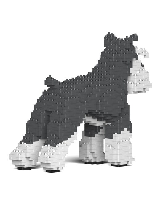 Blocos de Construção Jekca Standard Schnauzer 01S-M01 3