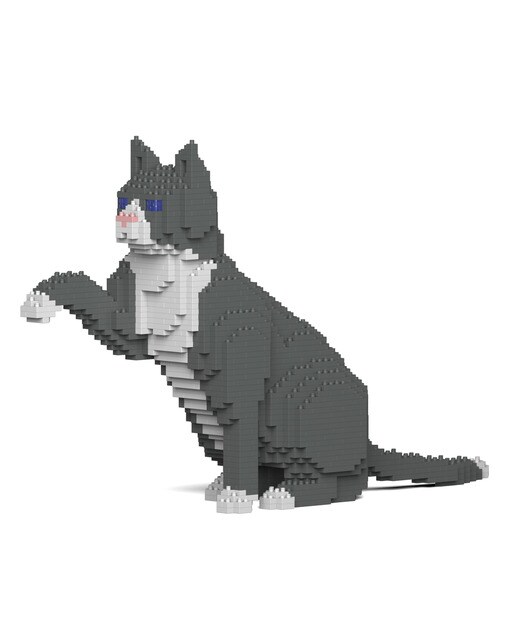 Blocos de Construção Jekca Grey Tuxedo Cat 03S 2