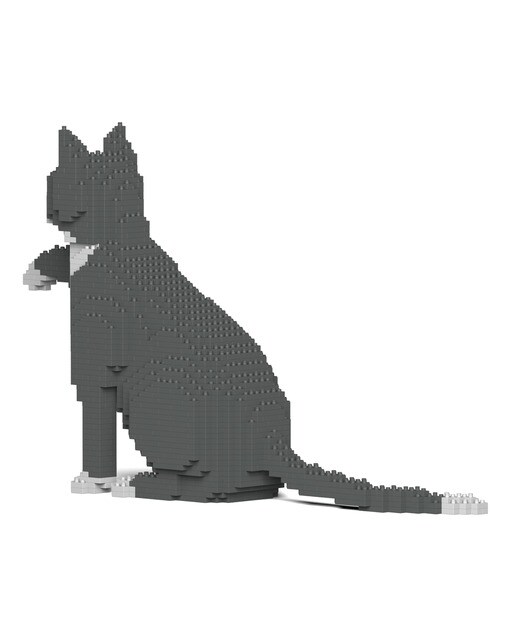 Blocos de Construção Jekca Grey Tuxedo Cat 03S 3